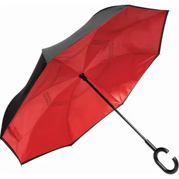 Deštník Flipped - Černá / Červená