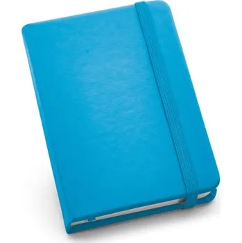 MEYER. Kapesní zápisník z PU s hladkými listy - Světle Modrá