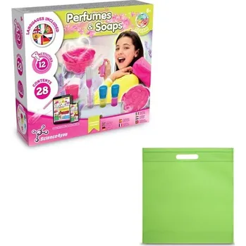 Perfume & Soap Factory Kit IV. Vzdělávací hra dodáváno s dárkovým sáčkem z netkané textilie (80 g/m²) - Světle Zelená
