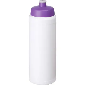 Láhev Baseline® Plus grip 750 ml sportovní lahev s víčkem na sport - Bílá / Purpurová