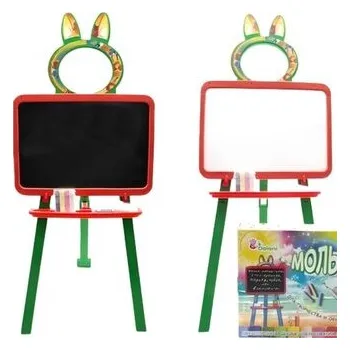 Magnetická kreslící tabulka Tablica dwustronna magnetyczna / kredowa składana