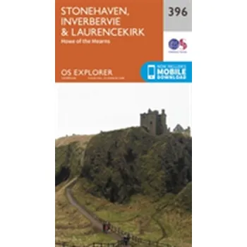 Encyklopedie Stonehaven, Inverbervie and Laurencekirk - Ordnance Survey [EN] (2015, Skládaná mapa, Ordnance Survey)