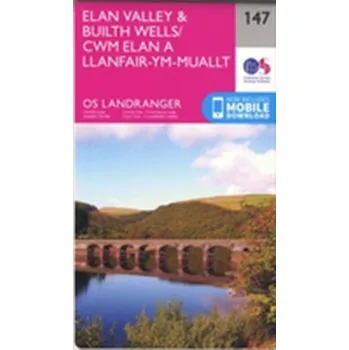 Encyklopedie Elan Valley & Builth Wells - Ordnance Survey [EN] (2016, Skládaná mapa, Ordnance Survey)