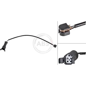 Brzdová destička Výstražný kontakt, opotřebení obložení Metalcaucho 39571