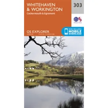 Encyklopedie Whitehaven and Workington - Ordnance Survey [EN] (2015, Skládaná mapa, Ordnance Survey)