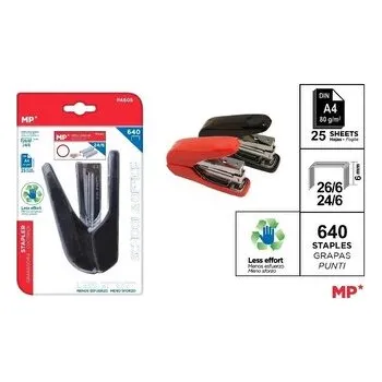 Děrovačka Zszywacz duży 60% mniej wysiłku 24/6 + zszywki MIX