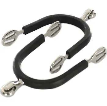 Ostruha Metalab Šporny nerezové Metalab, s horizontálním kolečkem, s gumou, více velikostí 2 cm