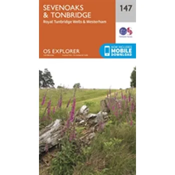 Encyklopedie Sevenoaks and Tonbridge - Ordnance Survey [EN] (2015, Skládaná mapa, Ordnance Survey)