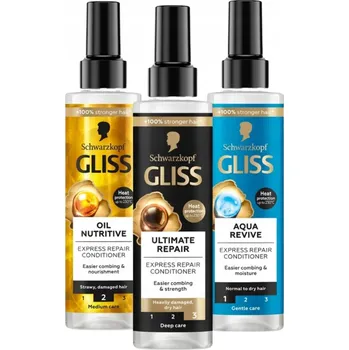 Gliss Ultimate Repair Expresní Kondicionér Mix 200 Ml x3
