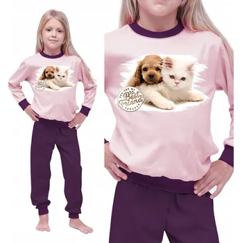 Dívčí pyžamo Marcinkowski pyžamo fialové, velikost 128