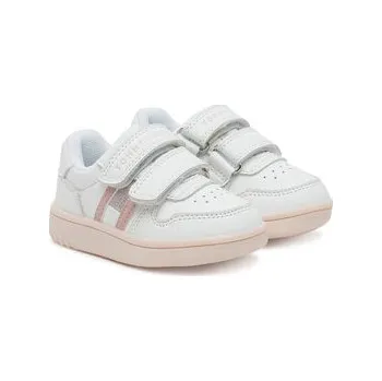 Dámská obuv Tommy Hilfiger Sneakersy Flag Low Cut Velcro Sneaker T1A9-33730-1439 M Bílá 28