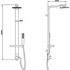 Sprchový set AQUALINE Siga SL650 stříbrný
