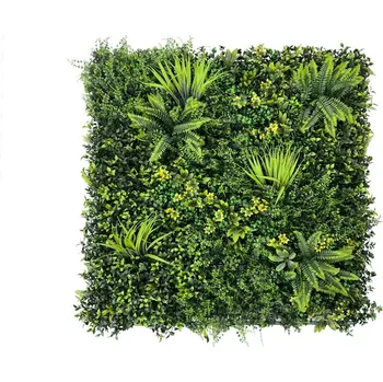 umělý živý plot KH Panel Wall Yellow Touch (100x100cm) ohnivzdornost B1