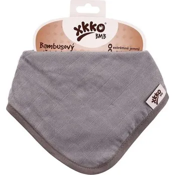 XKKO BMB bambusový slintáček/šátek, Silver