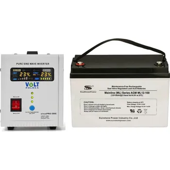 Záložní zdroj Záložní zdroj 350W, sinusPRO-500E + AKU 100Ah