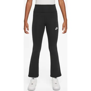 Nike NSW CLSSC HR FLARE LBR Dívčí legíny - 0 - černá - S