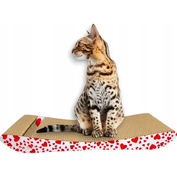 Nízké škrabadlo, pelíšek, škrabací podložky Mruu&Pruu do 60 cm