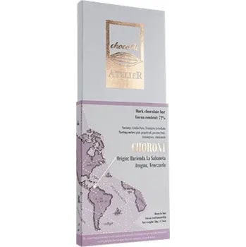 Čokoláda Hořká čokoláda Choroni AtelieR 72 % 50g