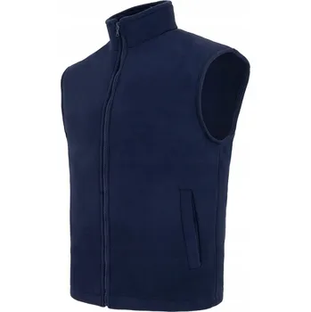 Fleecová zdravotnická vesta tmavě modrá, velikost XXL
