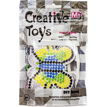 Dětské navlékací korálky Zažehlovací korálky VZORY MOTÝL - Zažehlovací obrázky z KORÁLKŮ - Šablona - Podložka