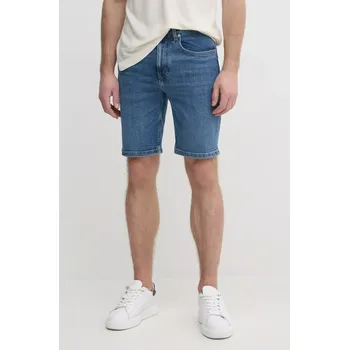 Pánské kraťasy Džínové šortky Tommy Hilfiger pánské, modrá barva, MW0MW39194 55J, vel. 30