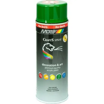 Barva ve spreji Lak CRAFTS ve spreji 400ml RAL 6002 zelená