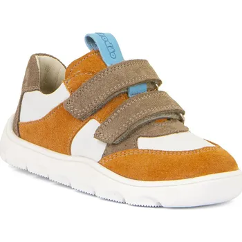 Chlapecká obuv FRODDO BAREFOOT dětská celoroční obuv ZERU SPRING white/orange G3130264-11 Velikost: 21