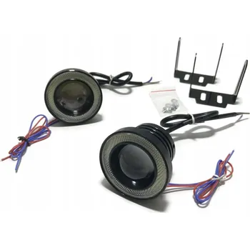 Denní svícení DENNÍ SVĚTLA S LED MLHOVKAMI A COB RINGY 12V