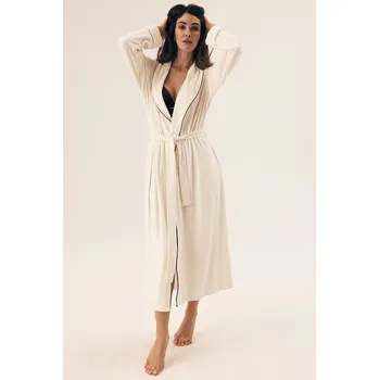 Dámský župan Hebký dámský župan Reva bílý dlouhý S