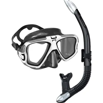 Neoprenový oblek Potápěčská Maska MARES EDGE + Šnorchl ERGO SPLASH Černá / Bílá