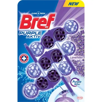 WC čistič Bref Color (3ks/bli) Levandule Purple