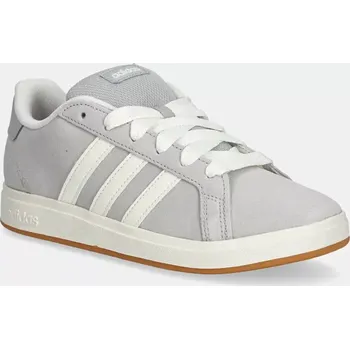 Chlapecké tenisky Dětské semišové sneakers boty adidas GRAND COURT 00s JH6179 šedá 90X, EUR 31