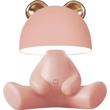 Lampička Zuma Line Zuma Line KDR-6303-PK - LED Dětská dotyková stolní lampa BEAR LED/3W/230V + záruka 3 roky