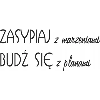 Obraz Ozdobný nápis na zeď do ložnice, motivační text do obýváku 50x100 cm
