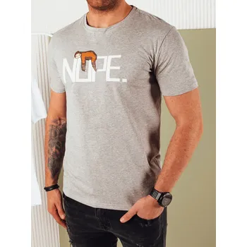 Pánské tričko Šedé tričko s nápisem RRX5355 Velikost: 2XL