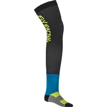 Pánské termo ponožky Ponožky dlouhé Knee Brace, FLY RACING - USA (hi-vis/černá/modrá) Velikost/Provedení: LXL