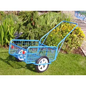 Dvoukolový ruční vozík Kovodružstvo Dvoukolový vozík Rapid IV, červená barva (450 x 640 x 280 mm)