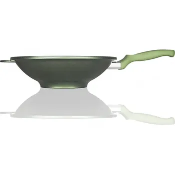 Pánev WOK Pánev Dr.Green 30 cm indukční - Risoli (Dr.Green Pánev WOK hluboká indukční 32cm - Risoli)