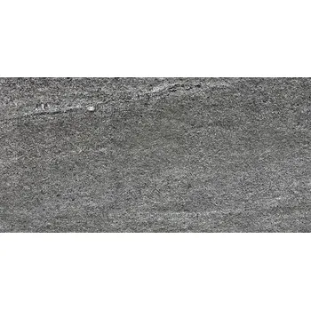 Dlažba RAKO Quarzit DARSR738, dlažba, tmavě šedá, matná, reliéfní, 30 x 60 x 0,9 cm
