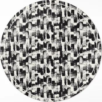 Obraz Kulatý Koberec z vinylového PVC fi 60 cm Monochromatická abstrakce barevných skvrn