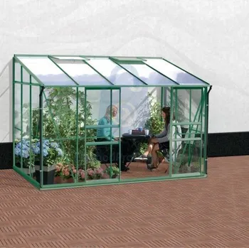 Skleník skleník VITAVIA IDA zelený typ 5200, tl. 4 mm, 2010 x 2620 x 2210 mm, zelený, balení 1 ks