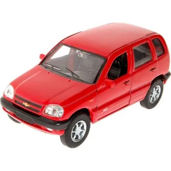 autíčko Welly Chevrolet Niva, Červený 1:34-39