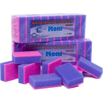 Mycí prostředek MONI Houbičky na nádobí Neon (10 ks)