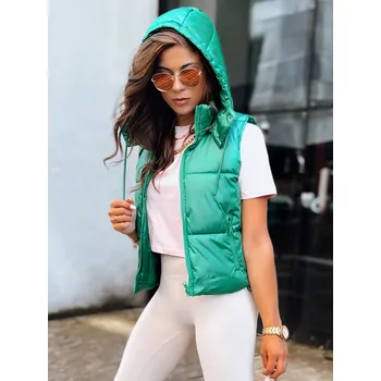 Zelená krátká prošívaná vesta OSHE TY3702 Velikost: L