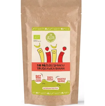 Sušená potravina Příchutě jahoda - banán mix (lyofilizované ovoce) bio (10 x 2 g) 20 g - HELPA