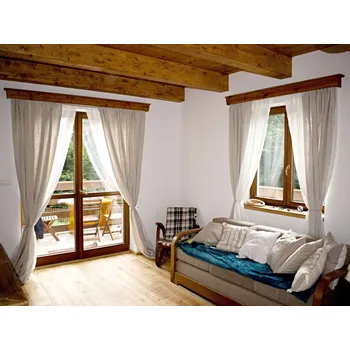 Závěs Snový svět Lněný závěs Simply přírodní melír - 150 cm Rozměr: 150 x 200 cm