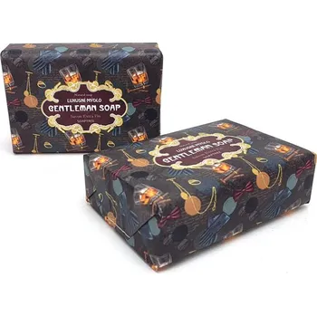 Mýdlo Luxusní české mýdlo, Gentleman soap v dekorovaném obalu - 200 g