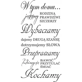 Obraz Vertikální citát na zeď do obýváku Nápis motivační DOMOV Rodina 50x100