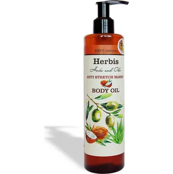 Tělové mléko HERBIS Tělový olej proti striím 200 ml