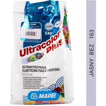 Spárovací hmota Elastická spárovací hmota Mapei fialová 163 světlá bezová 5 kg